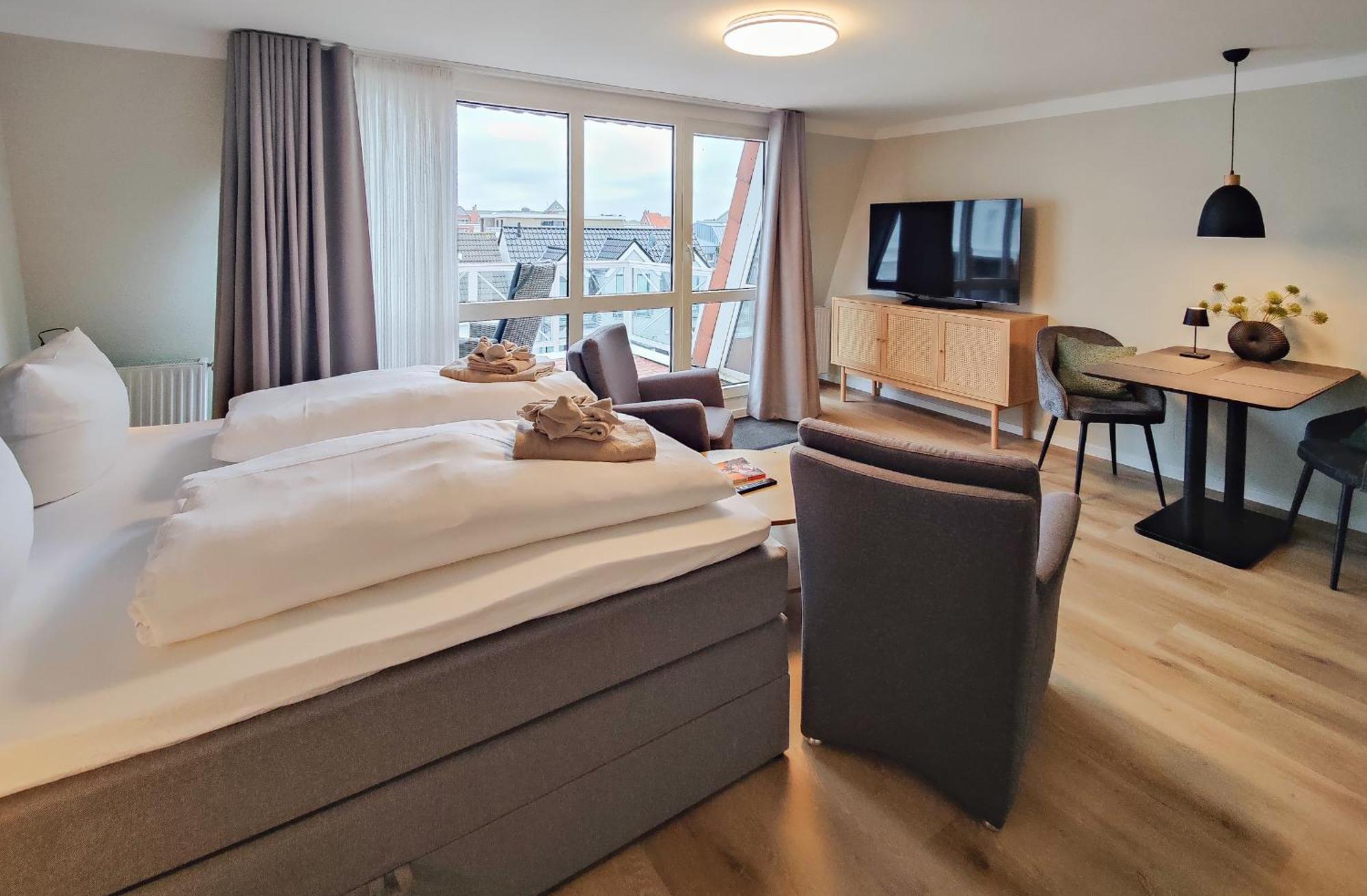 Die Kogge - Wohnung 16 Norderney Esterno foto